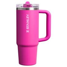 Vaso Stanley Quencher ProTour Flip con pajita y tapa a prueba de fugas, 30 oz | Pajita y asa integradas | Portavasos Compatible para Viajes | Taz