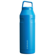 Stanley IceFlow Cap and Carry Water Bottle 50 oz | Bred mund drejel?g | Let og t?t til rejser og sport | Isoleret rustfrit st?l | BPA-fri | Azure