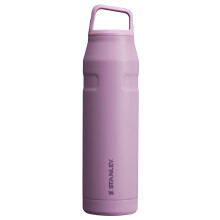 Stanley IceFlow Cap and Carry Water Bottle 36 oz | Bred mund drejel?g | Let og t?t til rejser og sport | Isoleret rustfrit st?l | BPA-fri | lilla