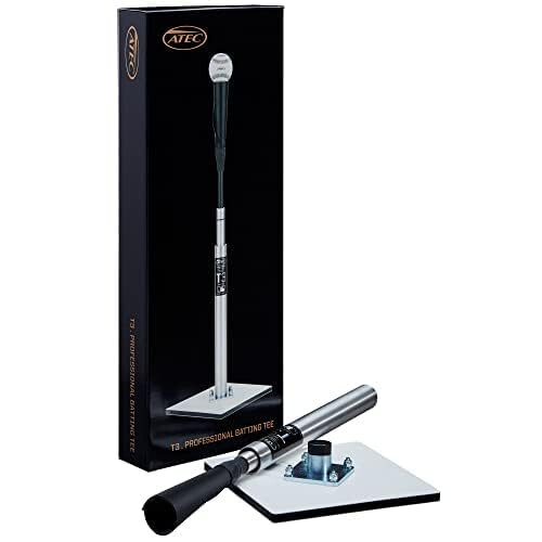 Wilson WILSON ATEC T3 Professional Batting Tee Black/Silver 23'' - 43'' Height Range 1