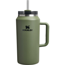 Vaso Stanley Quencher H2.0 con asa y pajita 64 oz | Tapa de estado de flujo de 3 posiciones | Gran capacidad para viajes y deportes | Taza aislad