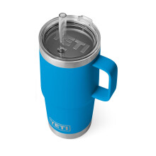 YETI Rambler Gobelet de 25 oz avec poigne et couvercle en paille Tasse de voyage Gobelet eau Tasse isole sous vide avec poigne en acier inox