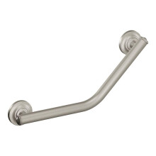 Moen geborsteld nikkel badkamerveiligheid 16-inch roestvrijstalen schuine douchebeugel voor gehandicapten of ouderen RA8716D1GBN