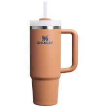 Vaso Stanley Quencher H2.0 con asa y pajita 30 oz | Tapa de estado de flujo de 3 posiciones | Portavasos Compatible para Viajes | Taza aislada de