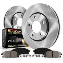 POWERSTOP KOE5368 Autospecialty hts cserefkkszlet-OE fkrotorok s kermia fkbettek 2011 2012 2013 Acura TSX Honda Accord kup szednhoz