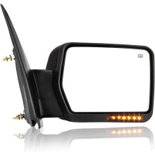 Perfit Zone Bugseringsspejle H?jre Passager Fit 04-07 Ford F150 POWER OPvarmet Med RAV SIGNAL SORT Spejludskiftning