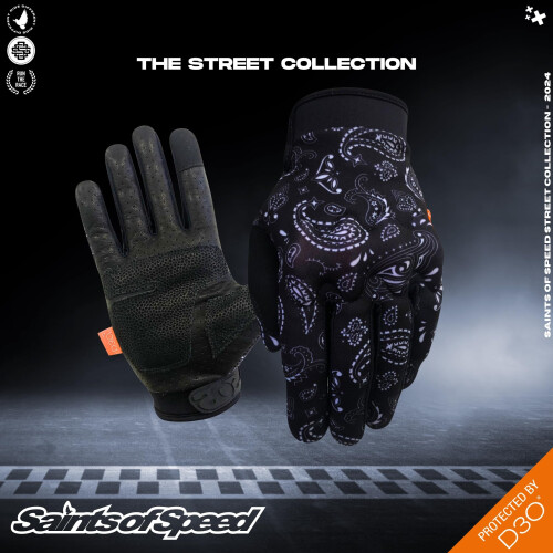 Saints of Speed ??Lther Blck Pais Lrg 2