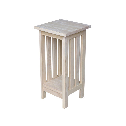 IC International Concepts Solid Wood Mission Plant Stand - 24""""