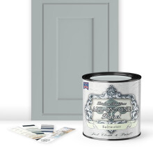 Pintura TODO EN UNO Pintura duradera para gabinetes y muebles. Imprimaciσn y capa superior integradas, no es necesario lijar. Incluye nuestra tar