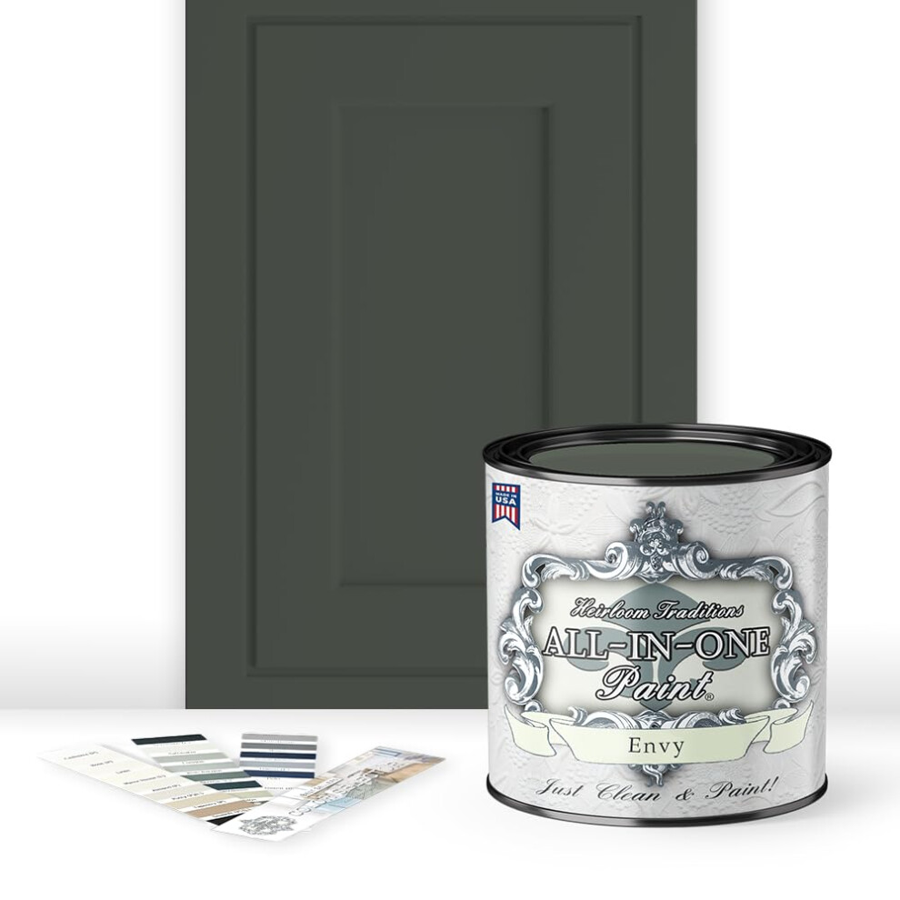 All-In-One Paint Durable Cabinet And Furniture Paint. Built In Primer And Top Coat No Sanding Needed. Includes Our 30 Featured Color Card - Envy Q 657467859513