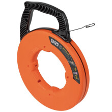 Klein Tools 56334 Elektrisk fisketape 240 fods st?ltr?dsaftr?kker med dobbeltl?kkespids optimeret hus og h?ndtag til kraftige tr?dtr?k
