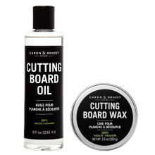 Caron & Doucet - Snijplank & Slagerblok Conditioneringsolie & Houtafwerking Waxbundel | 100% plantaardig en veganistisch Beste voor het conditioneren
