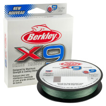Berkley x9 Braid Superline Crystal 65lb test | 80 libbreC | 36,3 kg 2188 iarde | Lenza da 2000 m adatta per ambienti di acqua dolce e salata