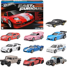 Hot Wheels HVX27 Szybcy i wsciekli 10 zestawσw samochodσw Pojazd zabawkowy Mini samochσd 3 lata i wiele lat