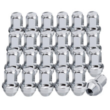 Set di 24 dadi per sedili a ghianda grandi stile OEM esagonali da 2,12 pollici da 13/16 pollici per ruote F150 Factory 2015-2020 Dadi per alette
