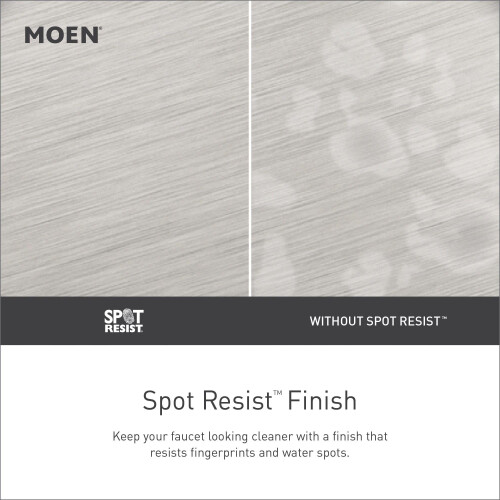 Moen 20090SRN Ignite Five-Function 3 3/4"""" Diameter Spray Head Wallmount Spot Resist B?rstet Nikkel 2