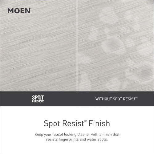 Moen 20090SRN Ignite Five-Function 3 3/4"""" Diameter Spray Head Wallmount Spot Resist B?rstet Nikkel 1