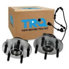 TRQ Set di cuscinetti per mozzo ruota anteriore compatibili con Dodge Ram 1500 2002-2005
