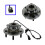 TRQ Ensemble de roulements de moyeu de roue avant compatible avec Dodge Ram 1500 2002-2005 4