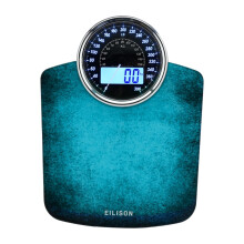 EILISON Bαscula de pesaje digital y analσgica 2 en 1 altamente avanzada para peso corporal: 400 libras, 4 sensores GX de alta precisiσn, pantalla