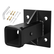 DACK Hitch V?gmontering Bolt-On Modtager R?r Adapter 2 Tommer ?bningstr?k Modtagerplade R?r Kofanger Anh?ngertr?k Modtager Universal Towever Hitc