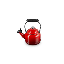 Le Creuset emalje p? st?l Demi te-kedel med metalfinish 1,25 qt Cerise
