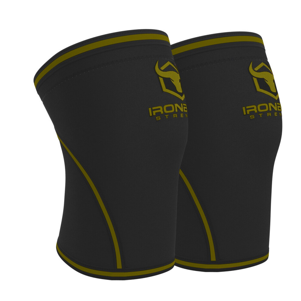 Iron Bull Strength Knee Sleeves 7Mm (1 Pair) - High Performance Knee Sleeve Support For Weight Lifting Cross Training & Powerlifting - Best Knee Wraps & Straps Compres