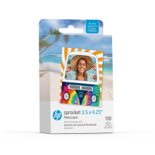 HP Sprocket 3,5 x 4,25 Zoll Zink Fotopapier (100 Stück) für HP Sprocket 3x4 Fotobox