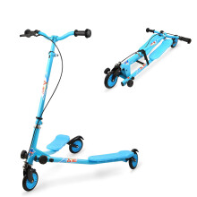 AODI Patinete oscilante para niρos de 3 ruedas, patinete de deriva/patinetes de movimiento con altura ajustable y plegable para niρos/niρas/edade