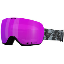 Giro Article II Gafas de esquν - Gafas de snowboard para hombres y mujeres - Correa Botanical Lux negra/gris con lentes infrarrojas VIVID Pink/VI