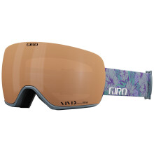 Giro Article II Lunettes de ski  Lunettes de snowboard pour homme et femme  Sangle botanique grise avec verres VIVID Copper/VIVID infrarouges