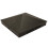 Nuvo Iron Pyramid Post Cap, 6" x 6",Black 1