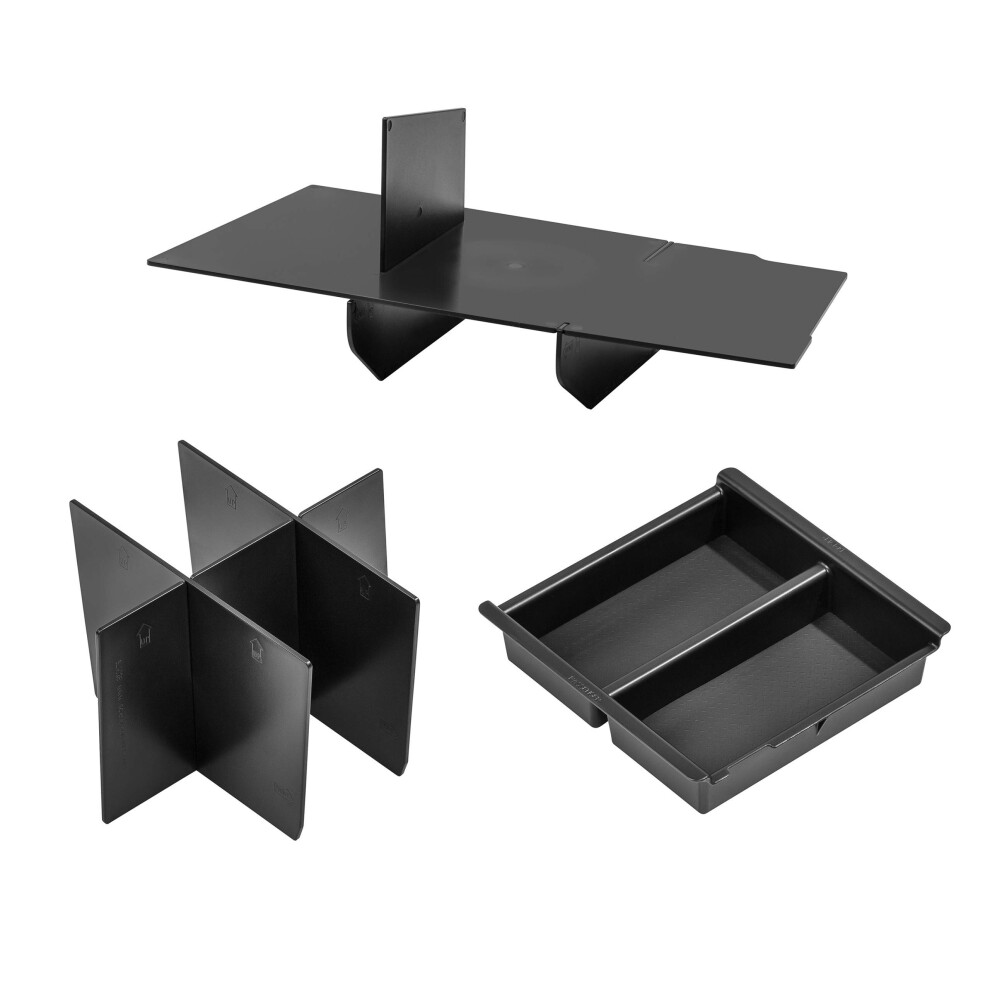 Vehicle Ocd - Center Console Divider Tray And Glove Box Organizer For Toyota Tacoma (2016-2023) - Made In Usa - Slx501 851571008205