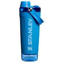 Stanley Activate Shaker Bottle 20 oz | Leakproof Insulated Stainless Steel Shaker Cup | Base Storage and Twist On Fast Flow Lid | Protein Shakes and P