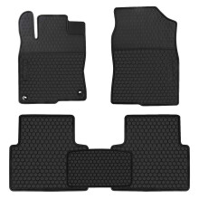 HD-Mart bilgummi gulvm?tte til Honda Civic Sedan 10. 2016 2017 2018 2019 2020 2021 Custom Fit Fuld sort Auto gulvbel?gning M?tte Beskyttelse mod