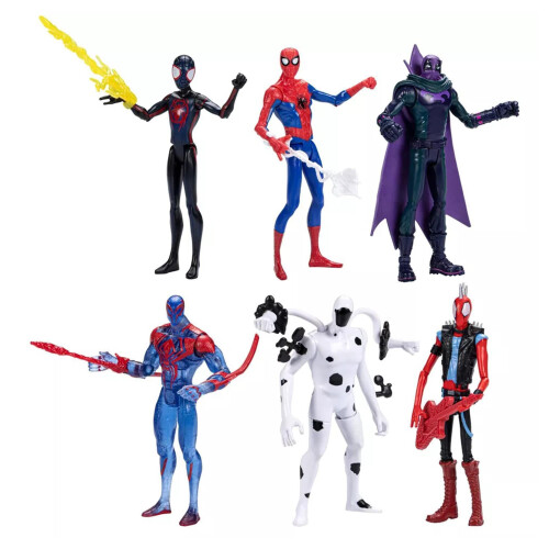 Hasbro Marvel Spider-Man Across The SpiderVerse 6 Tommer Ultimate Showdown Figur 6-Pack