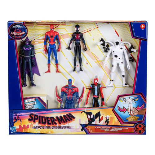 Hasbro Marvel Spider-Man Across The SpiderVerse 6 Tommer Ultimate Showdown Figur 6-Pack 2