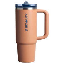 Vaso Stanley Quencher ProTour Flip con pajita y tapa a prueba de fugas, 30 oz | Pajita y asa integradas | Portavasos Compatible para Viajes | Taz