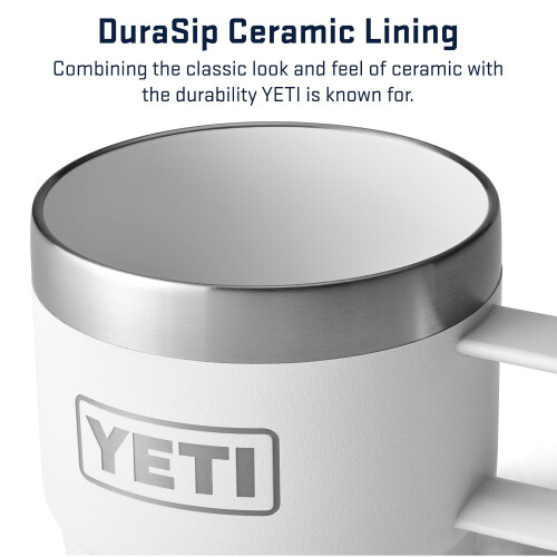YETI Rambler Lot de 2 tasses empilables en acier inoxydable isoles sous vide pour expresso/caf Blanc 170 ml 2