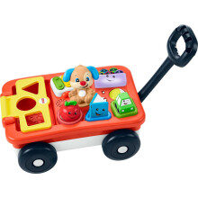 Fisher-Price Hracka pro kojence a batolata Smejte se a ucte se Ucen Tahej & Hraj Ucebn Vuz Hudebn Tahac Spolu s aktivitami pro kojence ve veku 6+