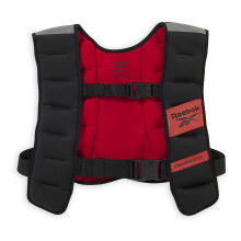 Reebok Gilet Pesi 12 lb - Gilet Regolabile Premium per Allenamento con Rifiniture Riflettenti