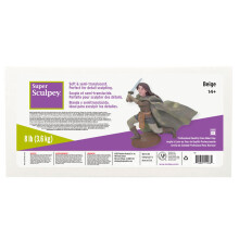 Sculpey PFMSS8 Super Clay 8 Pfund. Beige