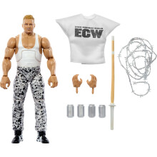 Mattel WWE Elite Action Figure & Accessori, 15 cm Il Sandman con 25 Punti di Articolazione