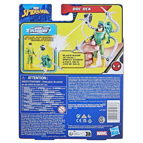 Marvel Marvel Spider-Man Aqua Web Warriors 10 cm Doc Ock Actiefiguur met Water Accessoire 2