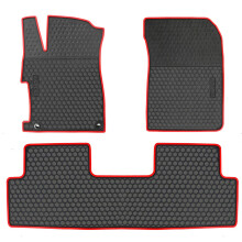 HD-Mart bilgulvm?tte til Honda Civic 9. generation 2012 2013 2014 2015 Custom Fit Gummi Sort og R?d Auto Gulvbel?gning M?tte Alle vejrbeskyttelse