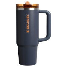 Vaso Stanley Quencher ProTour Flip con pajita y tapa a prueba de fugas, 30 oz | Pajita y asa integradas | Portavasos Compatible para Viajes | Taz