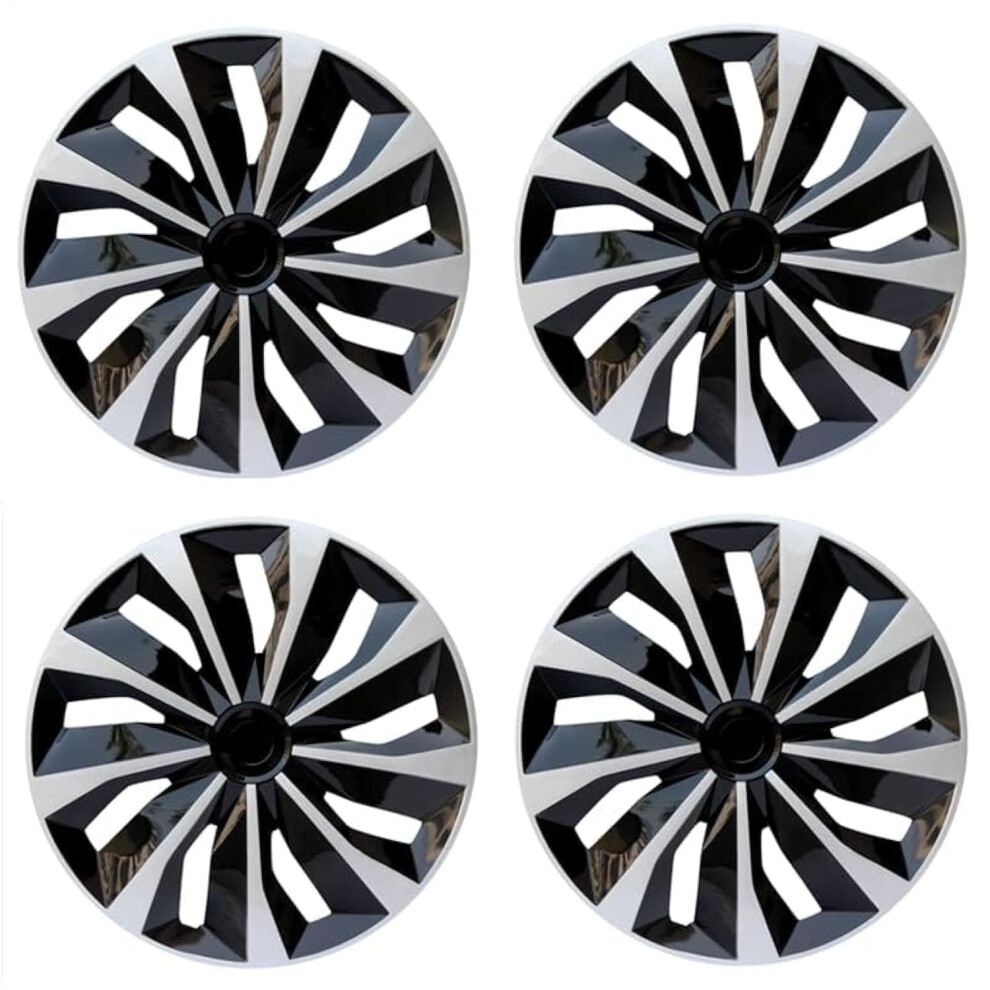 Hubcap Wheel Cover Replacement R15 Hub Caps Universal Wheel Rim Cover Abs Material Exterior Accessories For Car Truck Suv -Set Of 4 715748024491