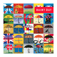 Remarks Rainy Day Collagepuzzel 1000-delige puzzel voor alle leeftijden