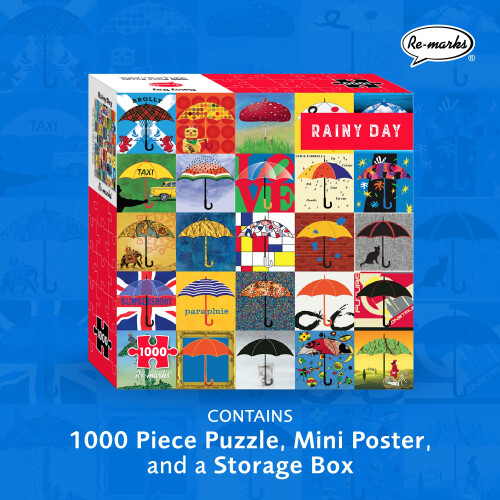 Re-marks Rainy Day Collage Puzzle Puzzle da 1000 pezzi per tutte le et? 1