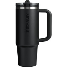 Vaso Stanley Quencher ProTour Flip con pajita y tapa a prueba de fugas, 30 oz | Pajita y asa integradas | Portavasos Compatible para Viajes | Taz